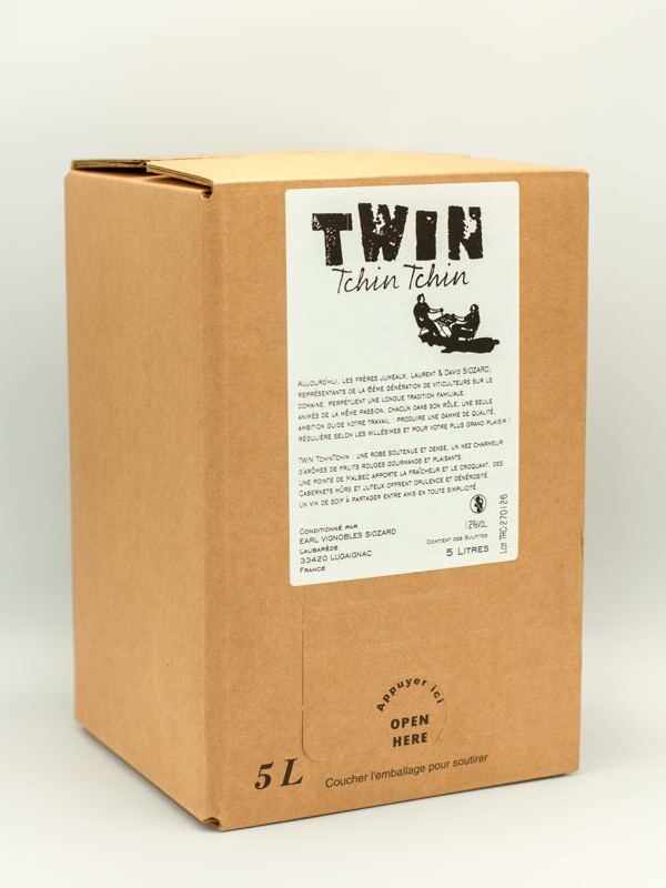 TWIN Tchin Tchin rouge (500cl BiB)