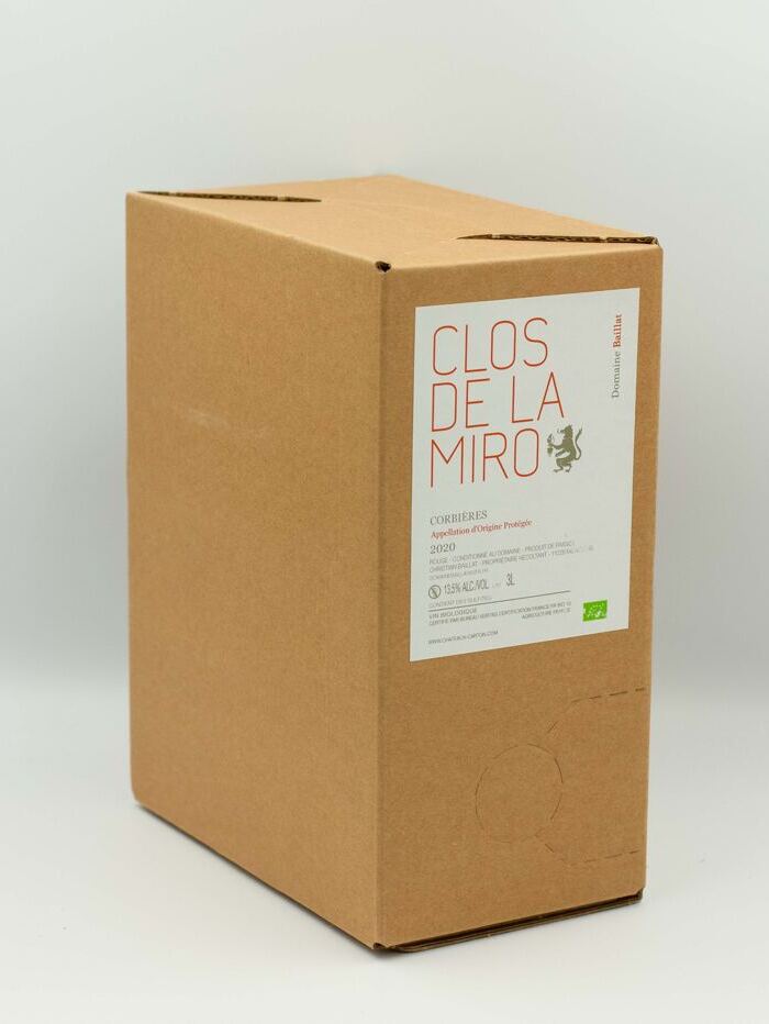 Clos de la Miro 2020 (300cl BiB)