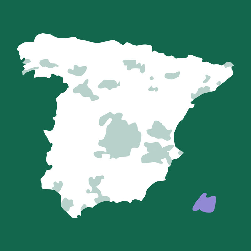 Karte von Spanien, Mallorca, Mallorca, Santa Maria del Camí